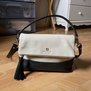Kate Spade Cream & Black Crossbody Bag
